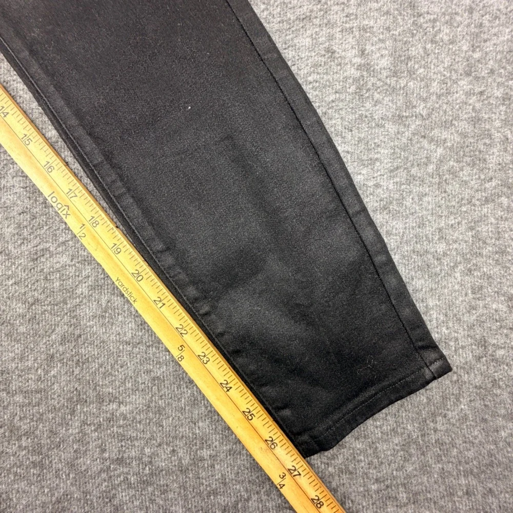 Pistola Women Black Coated High Rise Skinny Jeans Size 31 Slim Fit Pants - Picture 7 of 10